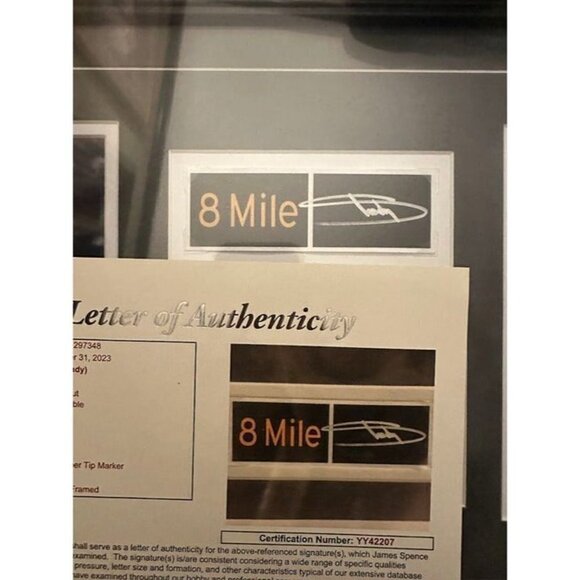 Eminem signed autographed cut auto 8 Mile Photo Collage Framed JSA LOA - Picture 6 of 13